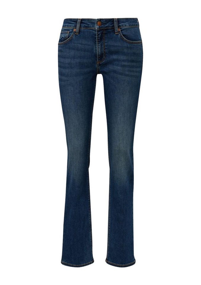 QS Slim-fit-Jeans Catie Slim Fit, Mid Rise, Straight Leg von QS