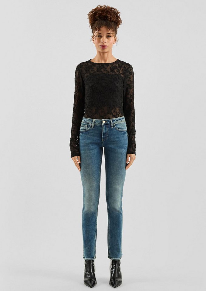 QS Slim-fit-Jeans Jeans-Hose CATIE Jeans Catie/Slim Fit/Mid Rise/Slim Leg von QS
