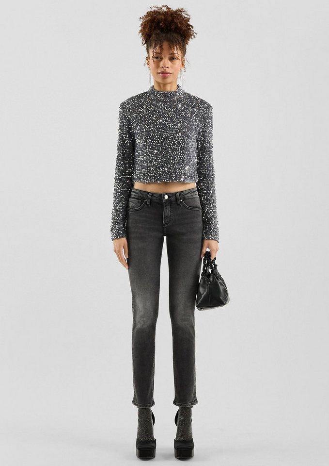 QS Slim-fit-Jeans Jeans-Hose CATIE Jeans Catie/Slim Fit/Mid Rise/Slim Leg von QS