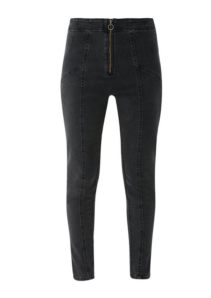 QS Slim-fit-Jeans Slim-Fit Jeans mit Ziernähten von QS