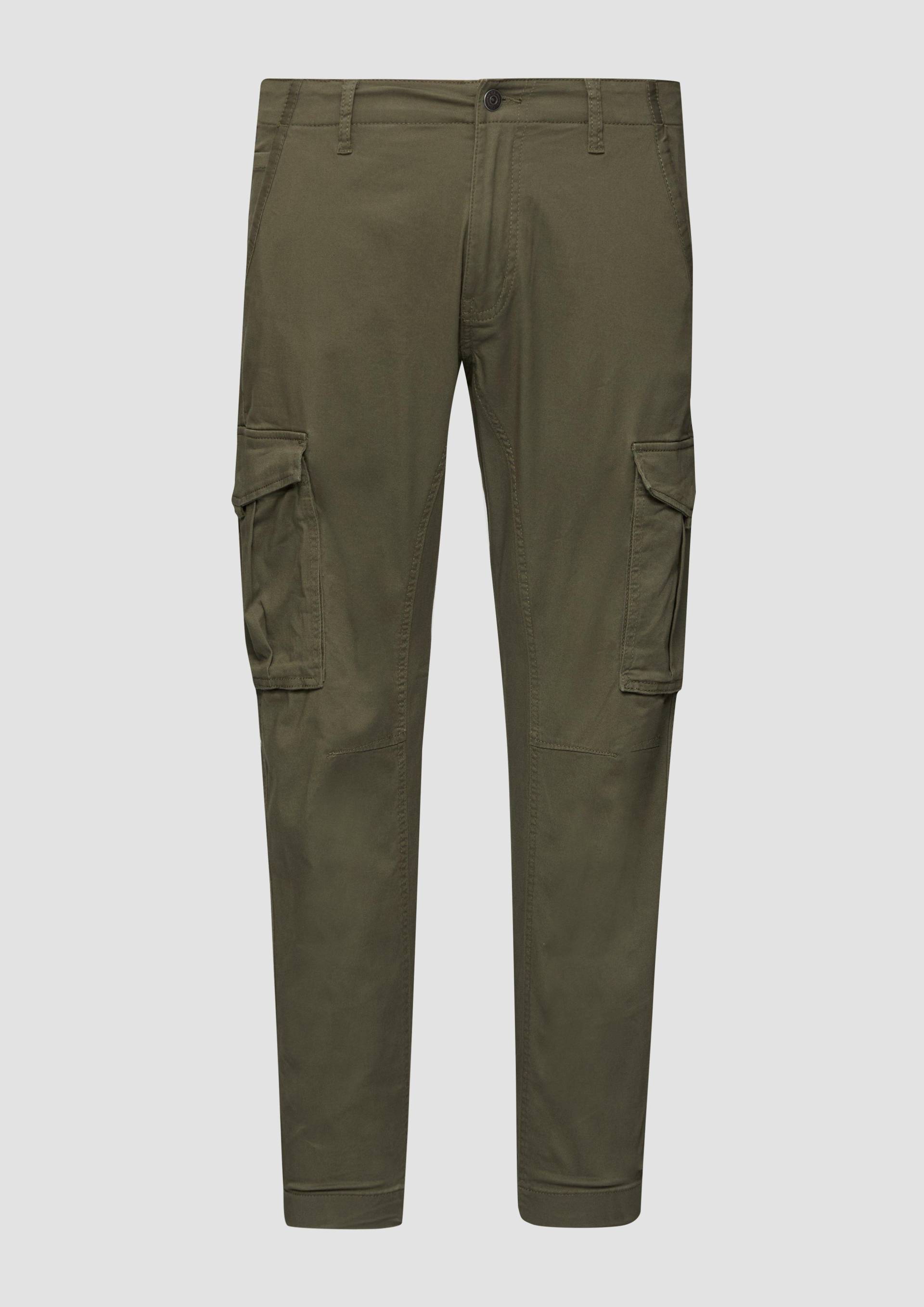 QS - Slim: Hose im Cargo-Stil, Herren, Grün von QS