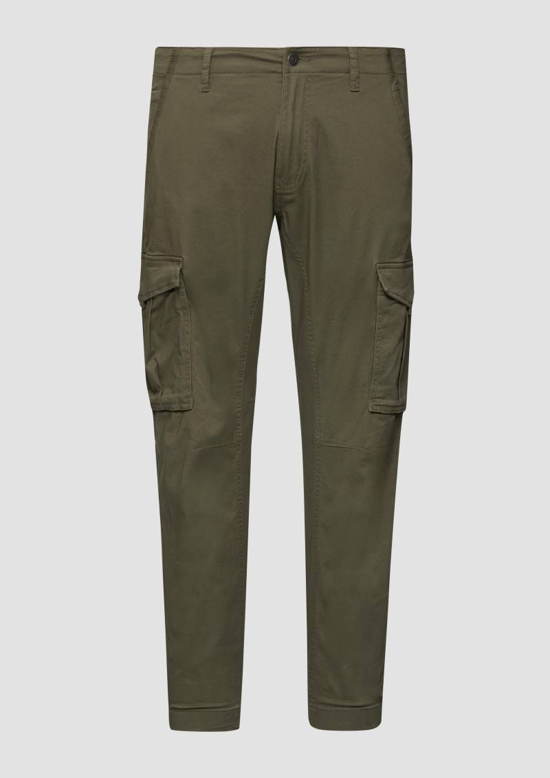 QS - Slim: Hose im Cargo-Stil, Herren, Grün von QS