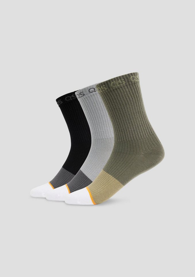 QS Socken Socken Socken mit Colour Blocking im 3er-Pack QS Socken Socken Socken mit Colour Blocking im 3er-Pack von QS