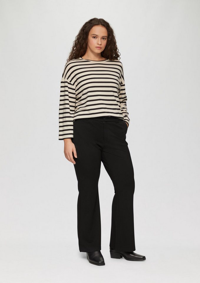 QS Stoffhose Bootcut-Pants aus Interlockjersey im Viskosemix QS Stoffhose Bootcut-Pants aus Interlockjersey im Viskosemix von QS