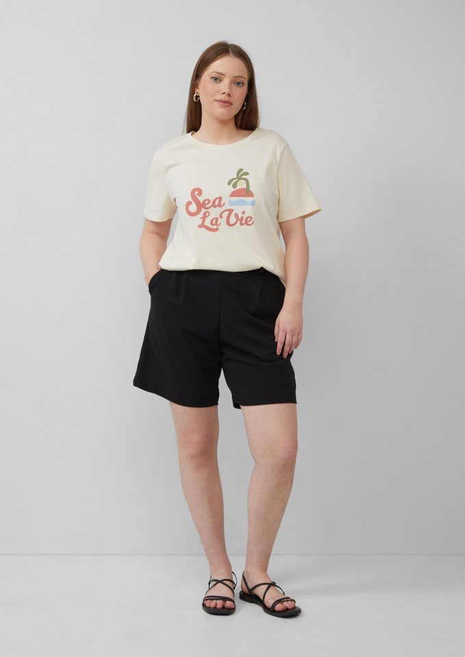 QS Shorts Hose Shorts aus Interlockjersey mit Elastikbund von QS