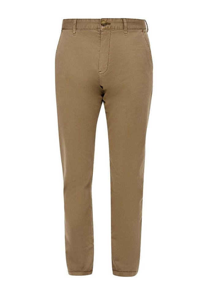 QS Stoffhose SLIM FIT (1-tlg) Chino mit Eingrifftaschen und Gesäßtaschen von QS