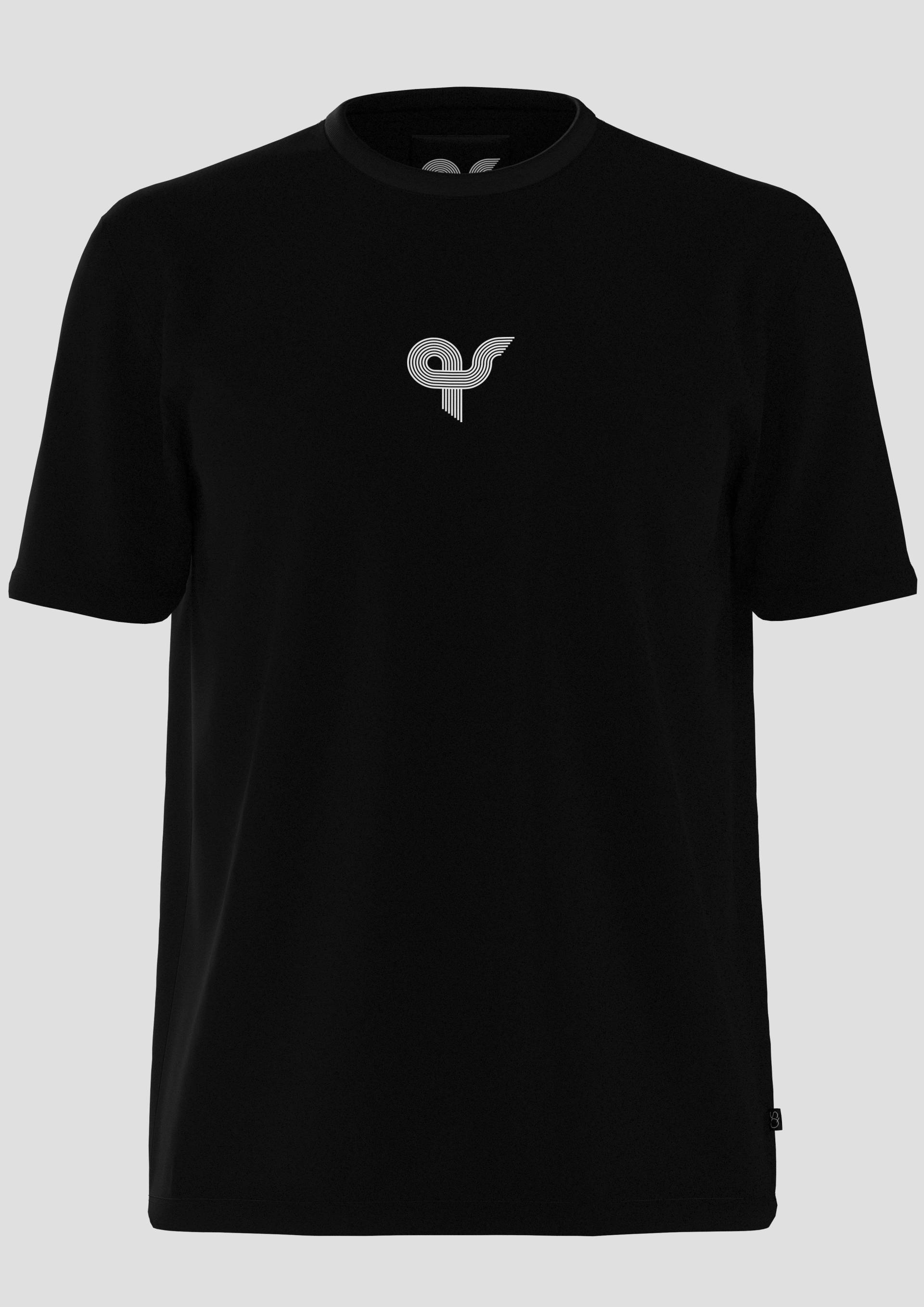 QS - Streets T-Shirt mit Print, Herren, schwarz von QS