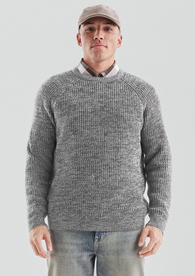 QS Strickpullover Grobstrickpullover aus Melangegarn von QS