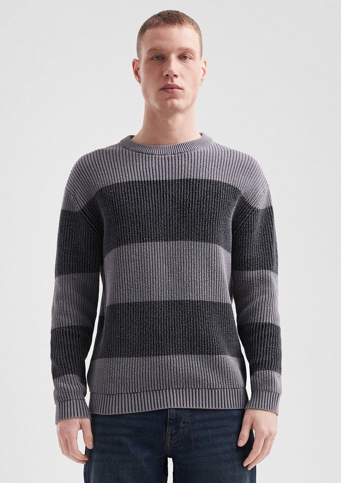 QS Strickpullover Grobstrickpullover mit Wascheffekt von QS