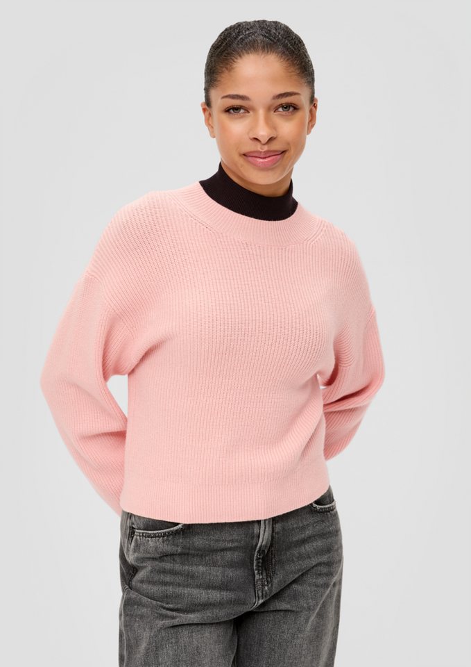 QS Strickpullover Strickpullover aus Viskosemix von QS