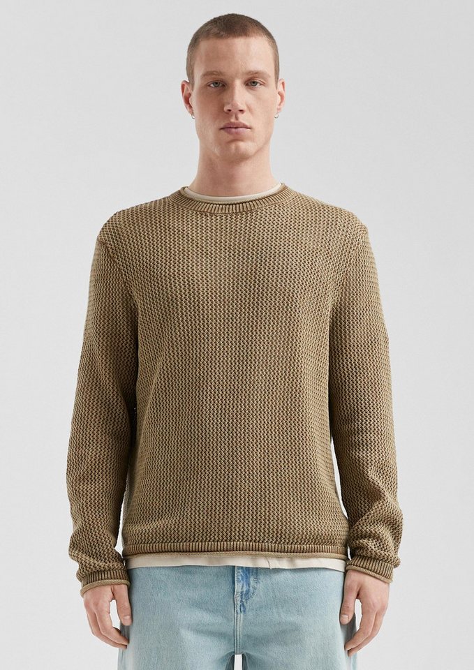 QS Longpullover Strickpullover Gewaschener Strickpullover mit Strukturmuster QS Longpullover Strickpullover Gewaschener Strickpullover mit Strukturmuster von QS