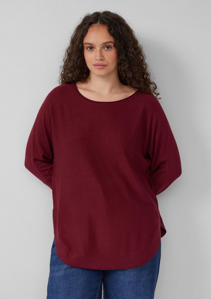 QS Strickpullover Strickpullover mit Fledermausarm von QS
