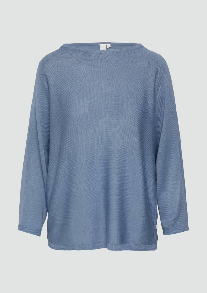 QS - Strickpullover mit Fledermausärmeln, Damen, blau QS - Strickpullover mit Fledermausärmeln, Damen, blau von QS
