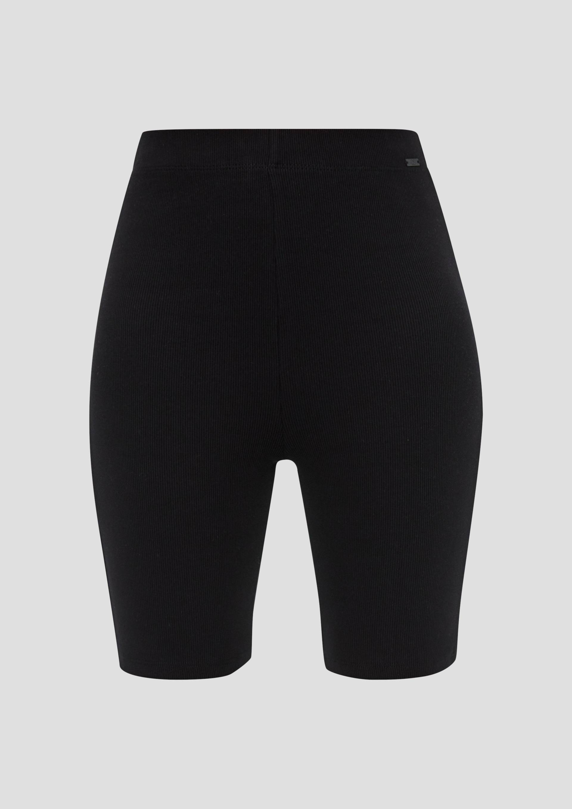 QS - Super Skinny: Leggings mit Rippstruktur, Damen, schwarz von QS