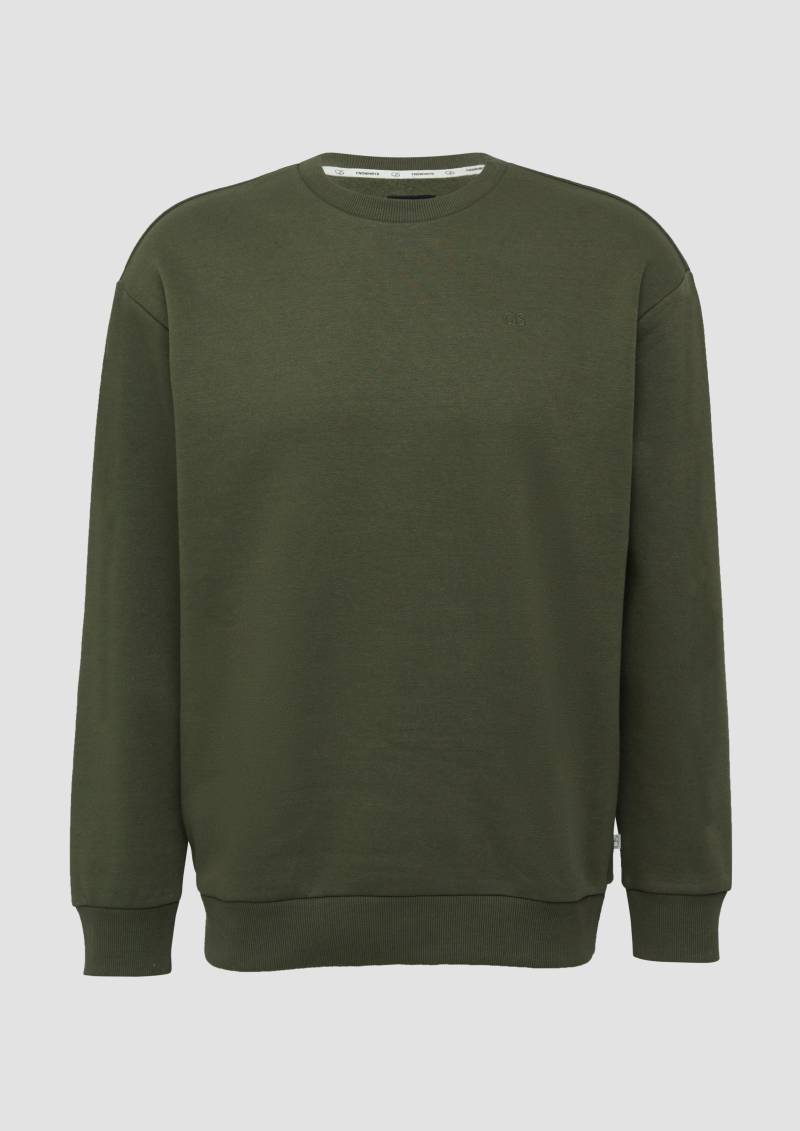 QS - Sweatshirt mit Logo-Stickerei, Herren, Grün QS - Sweatshirt mit Logo-Stickerei, Herren, Grün von QS