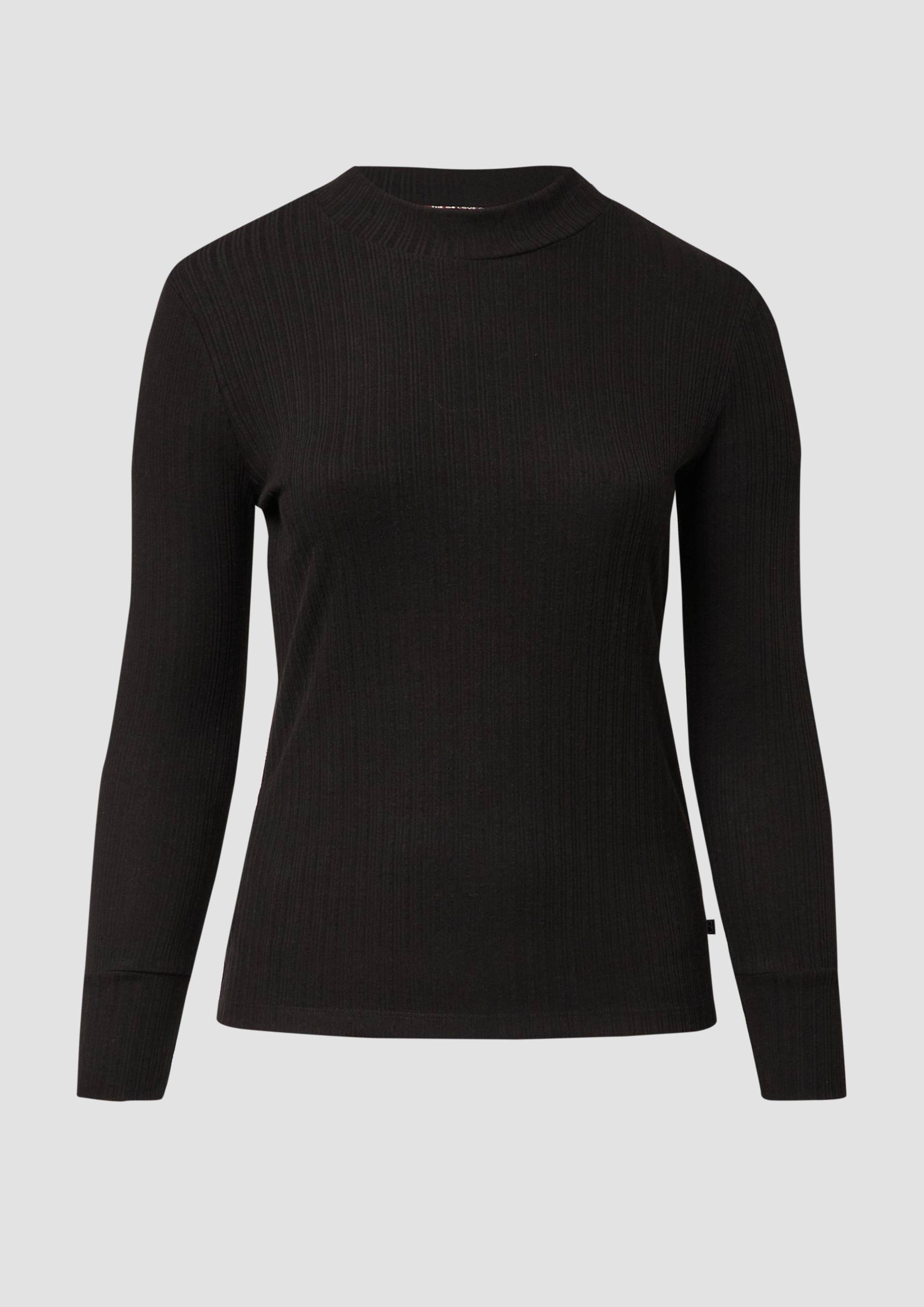 QS - T-Shirt, Damen, schwarz von QS