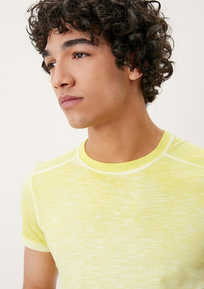 QS T-Shirt Rundhals T-Shirt für Herren (1-tlg., keine Angabe) von QS