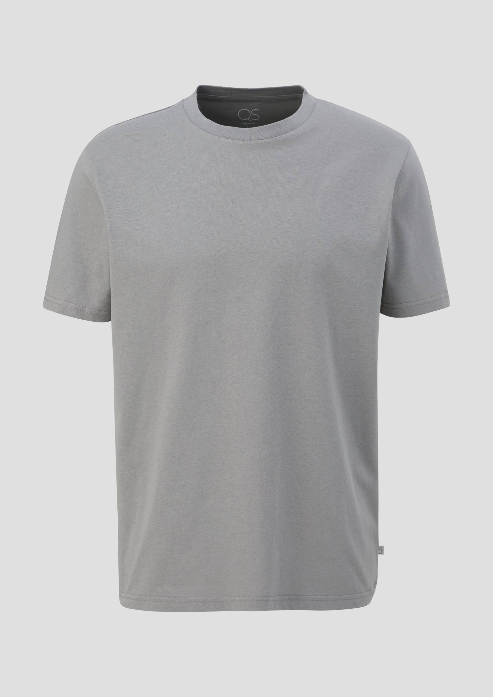 QS - T-Shirt aus Baumwolle, Herren, grau von QS
