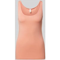 QS Tank Top mit U-Ausschnitt in Lachs, Größe L von QS