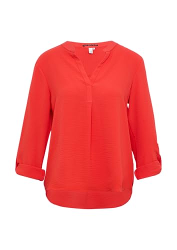 QS Tunikabluse mit Ärmeln zum Krempeln rot 44 von QS