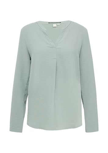 QS Tunikabluse mit Ärmeln zum Krempeln salbeigrün 38 von QS