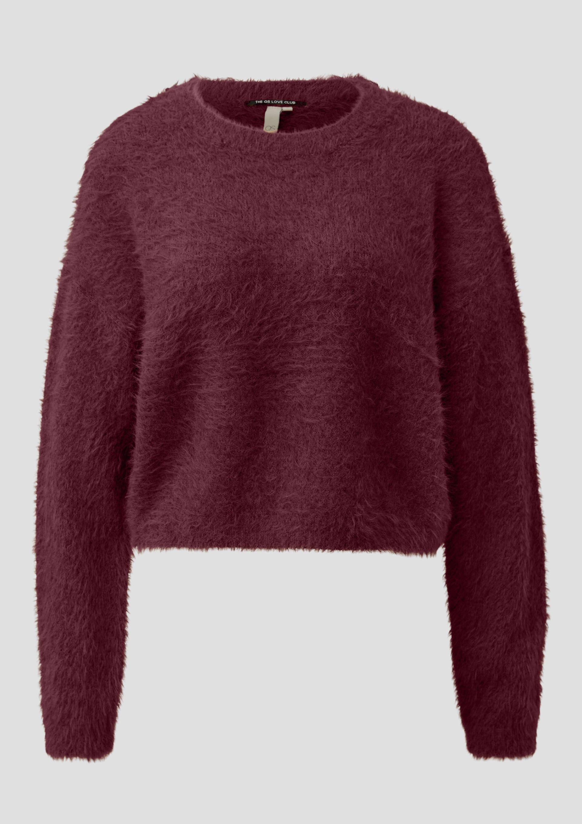 QS - Flauschiger Strickpulli, Damen, rot QS - Flauschiger Strickpulli, Damen, rot von QS