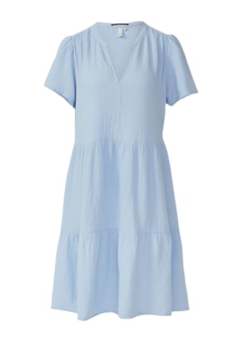 QS Volantkleid aus Musselin hellblau 38 QS Volantkleid aus Musselin hellblau 38 von QS