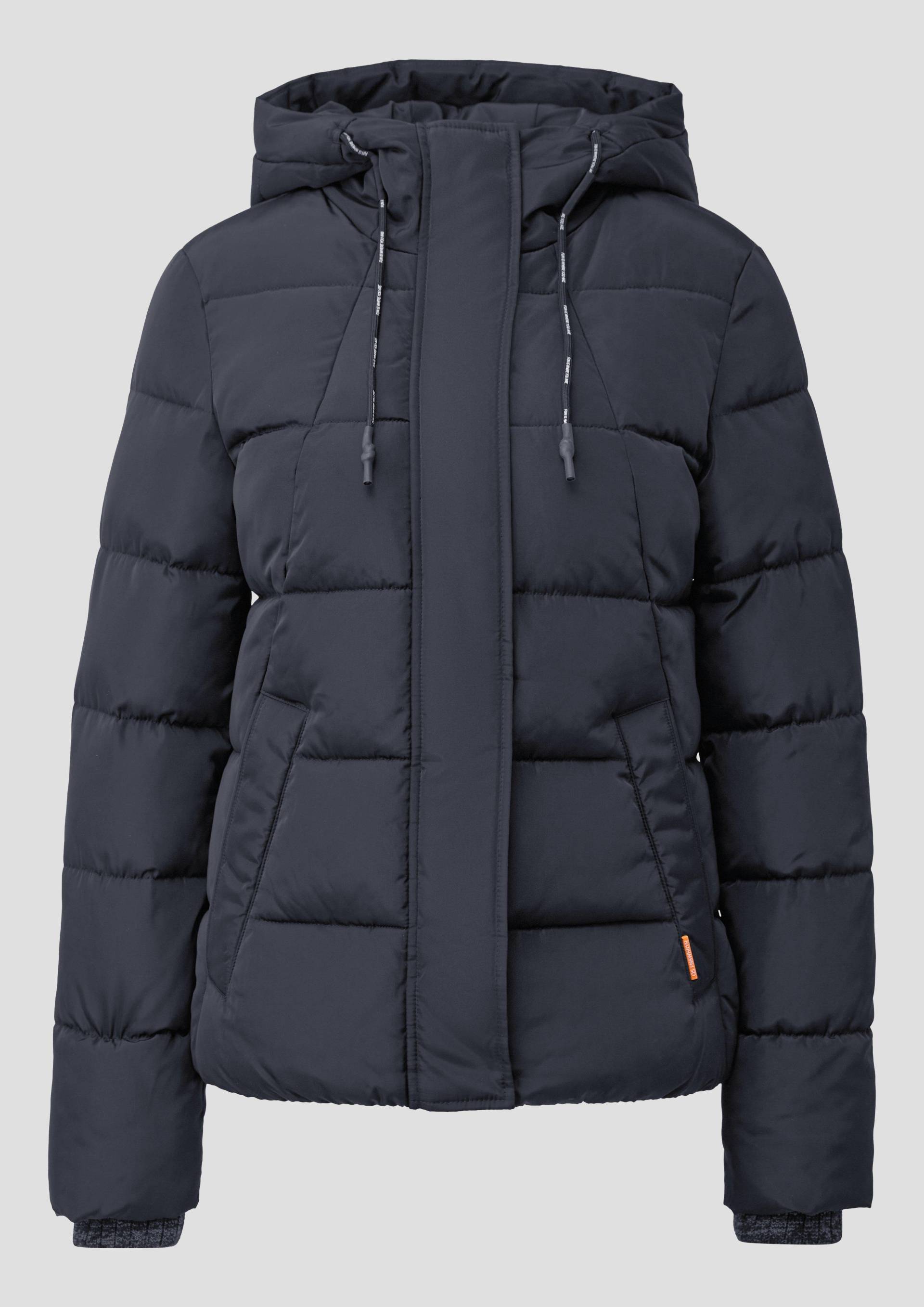 QS - Wattierte Steppjacke, Damen, blau von QS