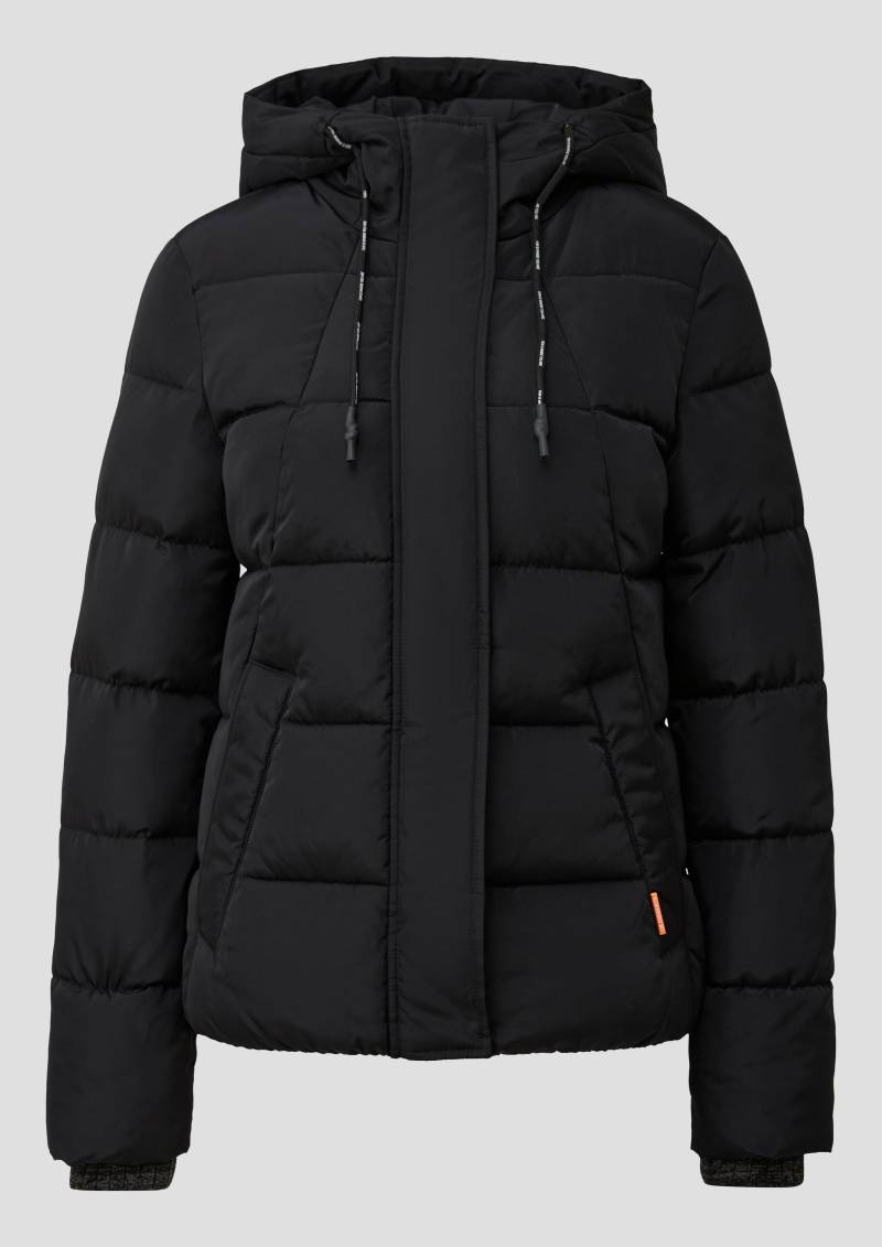 QS - Wattierte Steppjacke, Damen, schwarz von QS