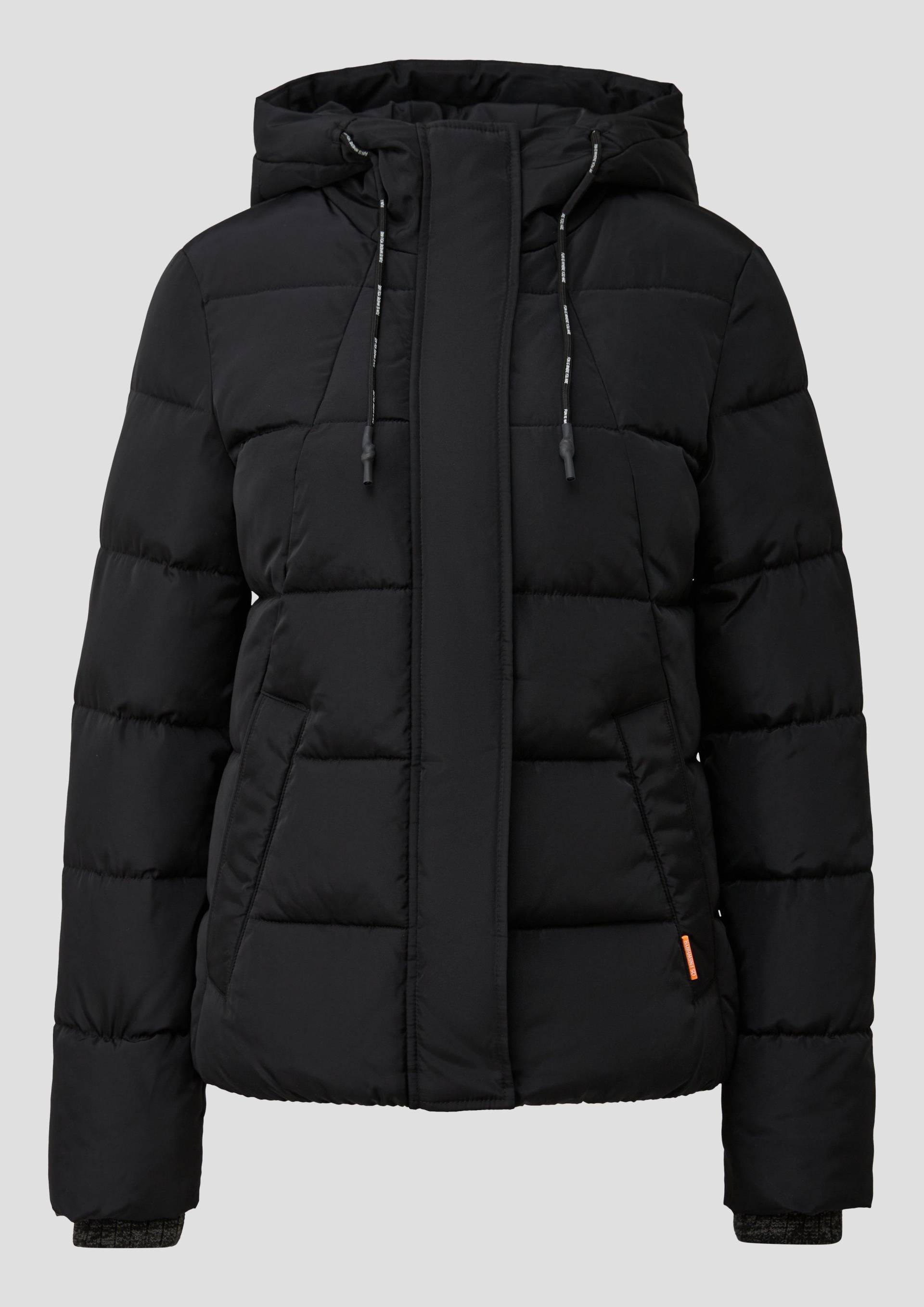 QS - Wattierte Steppjacke, Damen, schwarz QS - Wattierte Steppjacke, Damen, schwarz von QS