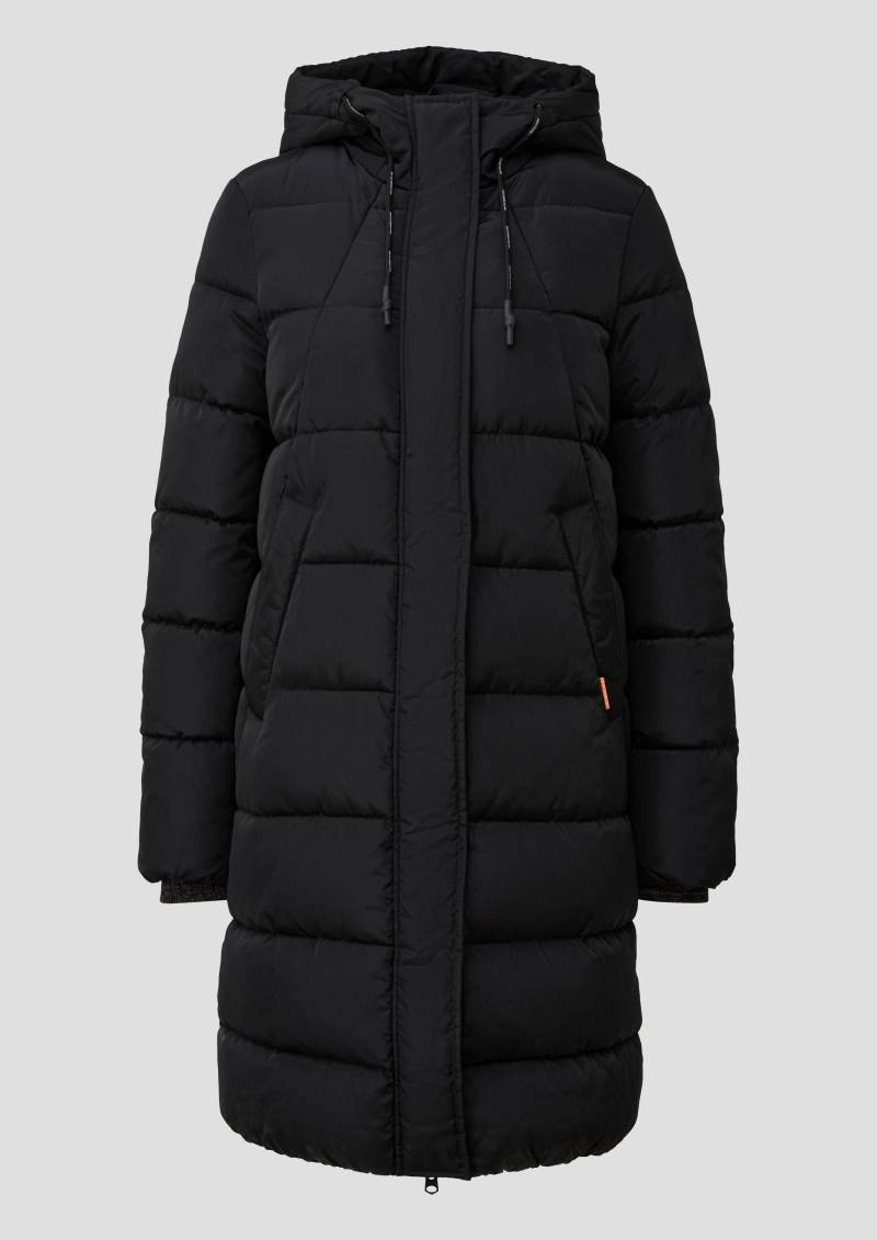 QS - Wattierter Steppmantel, Damen, schwarz QS - Wattierter Steppmantel, Damen, schwarz von QS