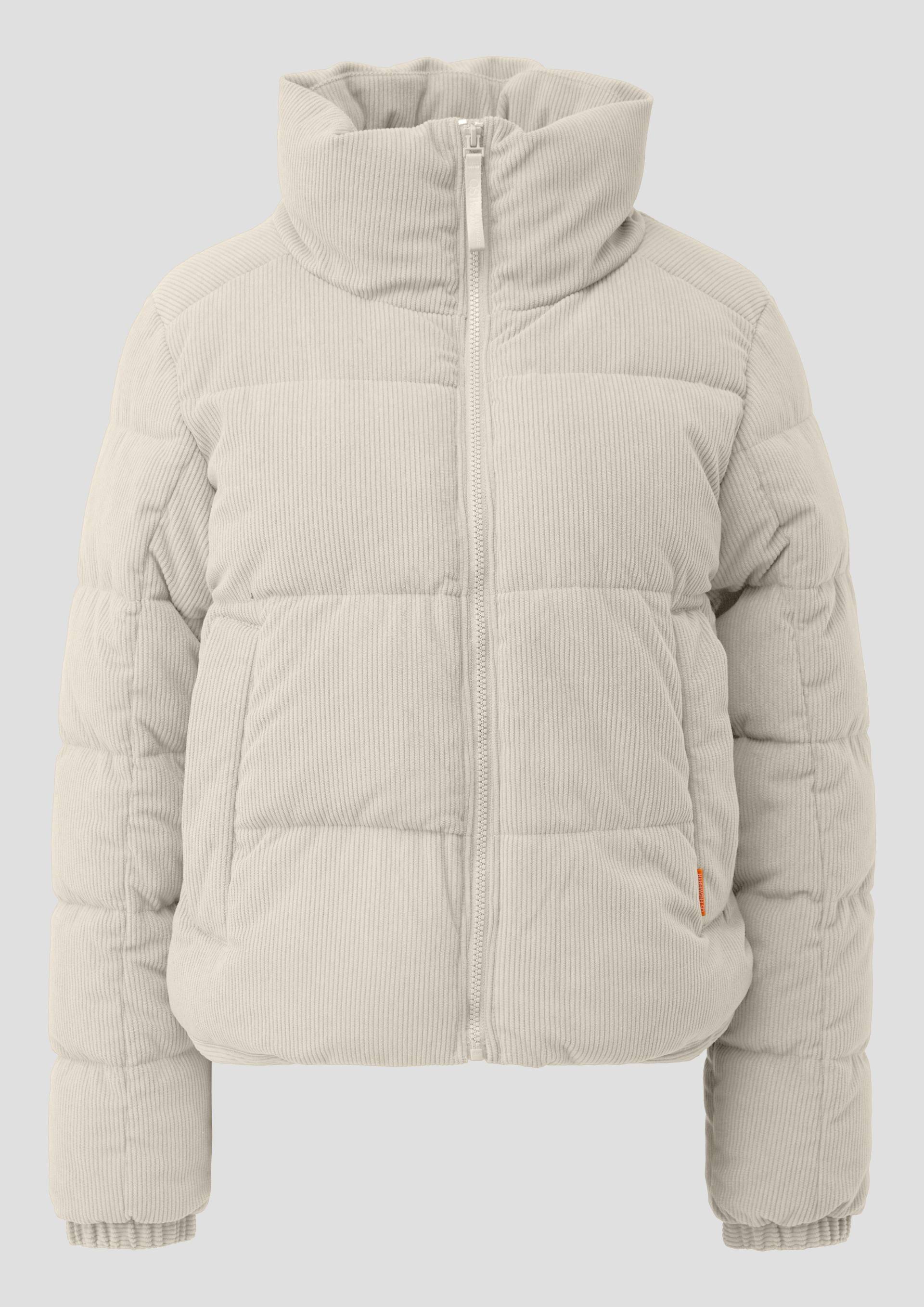 QS - Wattierte Cordjacke, Damen, Beige QS - Wattierte Cordjacke, Damen, Beige von QS