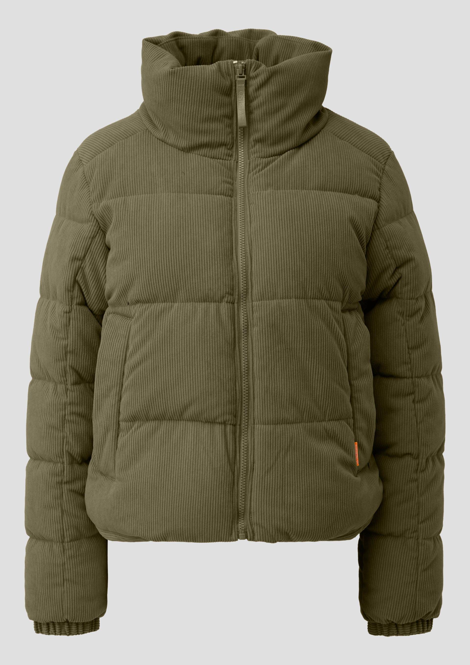 QS - Wattierte Cordjacke, Damen, Grün QS - Wattierte Cordjacke, Damen, Grün von QS