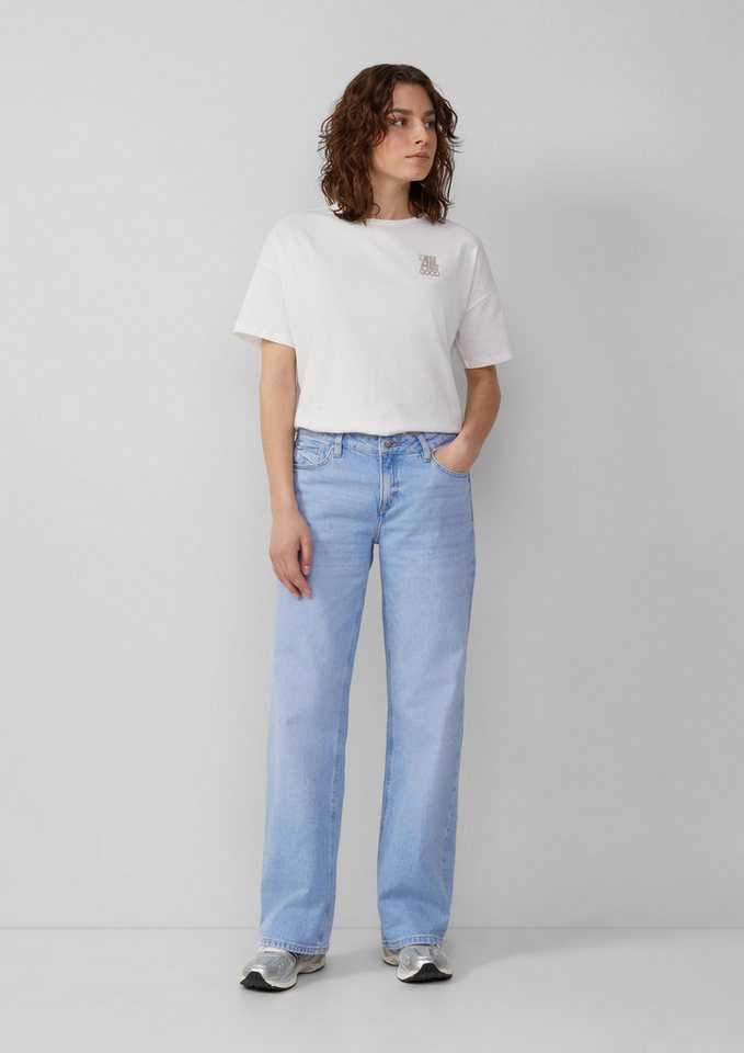 QS Weite Jeans Jeans-Hose CATIE Jeans Catie / Slim Fit / Mid Rise /Wide Leg von QS