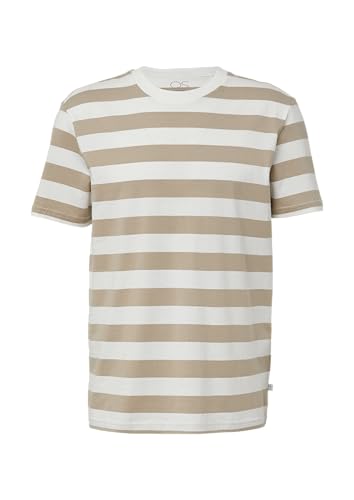 QS Herren 2169526 T-Shirt, Helles Beige, XXL von QS