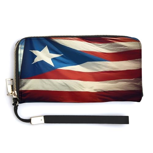 QSKDLAC RFID-Geldbörse für Damen, personalisierbar, Weihnachten, Schneemann, lang, Clutch, Kartenetui für Damen und Herren, Puerto Rico Tapetenbanner, 20.0*10.5cm, Modern QSKDLAC RFID-Geldbörse für Damen, personalisierbar, Weihnachten, Schneemann, lang, Clutch, Kartenetui für Damen und Herren, Puerto Rico Tapetenbanner, 20.0*10.5cm, Modern von QSKDLAC
