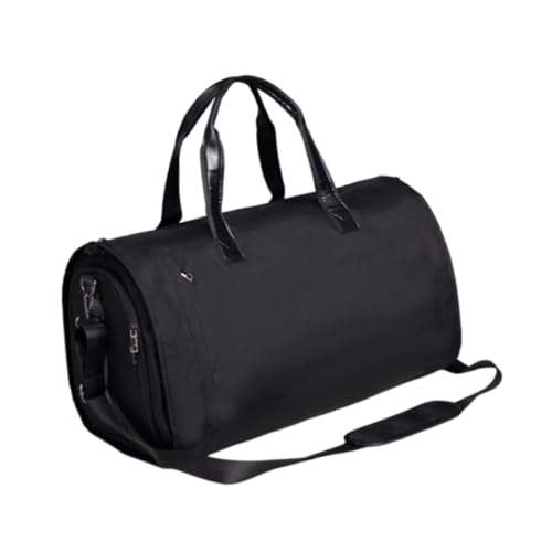 QSTDGVPW Kleidungsstück Duffel Bag Gepäckbeutel Schulter Handtasche Tragbare Leichte Multifunktion für Männer Frauen Entfernbarer Schultergurt, Brauner Polyester von QSTDGVPW