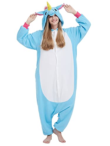 QSTYLE Erwachsener Tier Onesie Weihnachten Kostüm,EIN Stück Cosplay Anzug für Damen und Herren von QSTYLE