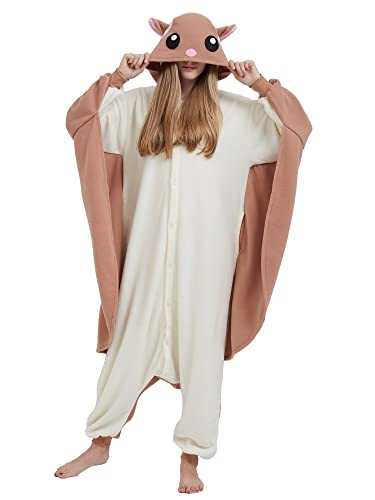 QSTYLE Erwachsener Tier Onesie Weihnachten Kostüm,EIN Stück Cosplay Anzug für Damen und Herren von QSTYLE