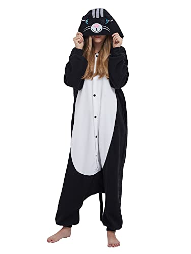 QSTYLE Erwachsener Tier Onesie Weihnachten Kostüm,EIN Stück Cosplay Anzug für Damen und Herren von QSTYLE
