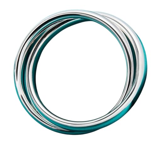 NEU 2025 UNISEX 925 STERLING SILVER Smooth Double Big Ring Armreif Armband für Frau Mann Mode Charme Hochzeit Dekoration Schmuck Luxus mit Ihnen Accessoires Trendy Creative für Frauen und Männer NEU 2025 UNISEX 925 STERLING SILVER Smooth Double Big Ring Armreif Armband für Frau Mann Mode Charme Hochzeit Dekoration Schmuck Luxus mit Ihnen Accessoires Trendy Creative für Frauen und Männer von QSYJCCXD