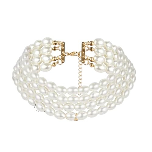 NEU 2026 UNISEX European Personalisierte handgefertigte Halskette Mehrschicht geformte Perle Perle-Schlössine CHOKER-Dekoration Schmuck Luxus mit für Sie Accessoires Trendy Creative für Frauen und NEU 2026 UNISEX European Personalisierte handgefertigte Halskette Mehrschicht geformte Perle Perle-Schlössine CHOKER-Dekoration Schmuck Luxus mit für Sie Accessoires Trendy Creative für Frauen und von QSYJCCXD