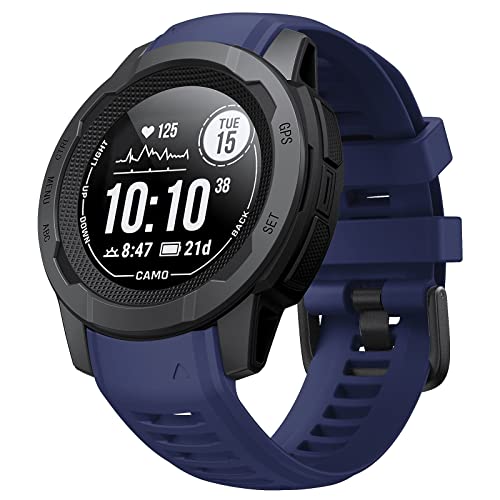 QSYJCCXD 20 22 mm Silikon Armband -Armband für Instinkt 2 Smart Wach -Gurtersatzarmband für Instinkt 2s Uhrenbandbänder von QSYJCCXD