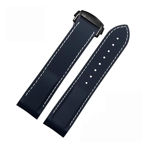 QSYJCCXD 20mm 22 mm Gummi -Silikon -Uhrenbänder für Omega Seamaster 300 Speedmaster -Gurt Watchband Herren Uhrzubehör von QSYJCCXD