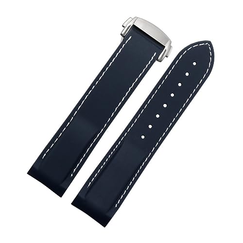 QSYJCCXD 20mm 22 mm Gummi -Silikon -Uhrenbänder für Omega Seamaster 300 Speedmaster -Gurt Watchband Herren Uhrzubehör von QSYJCCXD