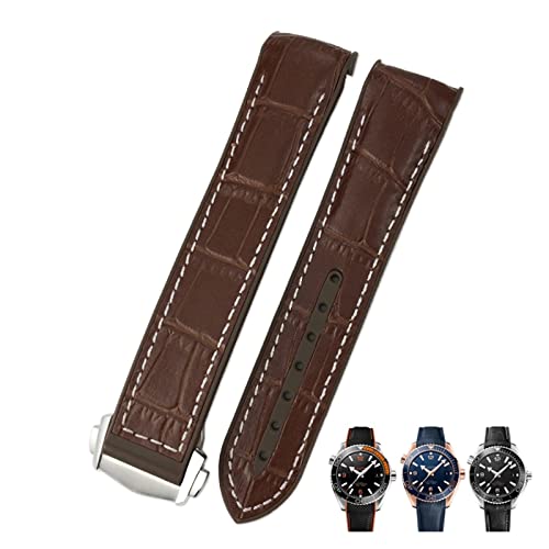 QSYJCCXD Bänder für Cowide -Uhren für Omega Seamaster 300 Speedmaster de Ville Uhrengurt für Männer Armband Point Schnalle QSYJCCXD Bänder für Cowide -Uhren für Omega Seamaster 300 Speedmaster de Ville Uhrengurt für Männer Armband Point Schnalle von QSYJCCXD