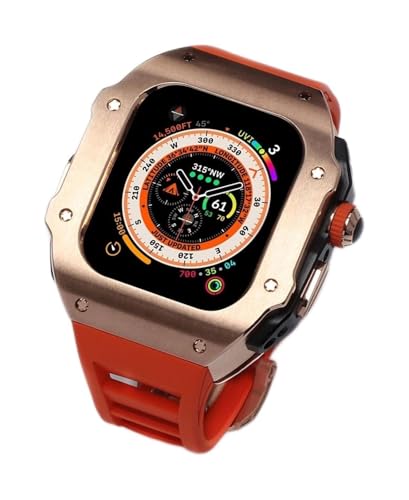 QSYJCCXD Edelstahl -Lünette Watch Hülle Gummiband -Mod -Mod -Kit , Für Serien Ultra 2 49mm Ersatz , Männer Metal Watch Hülle Sport atmungsaktiv QSYJCCXD Edelstahl -Lünette Watch Hülle Gummiband -Mod -Mod -Kit , Für Serien Ultra 2 49mm Ersatz , Männer Metal Watch Hülle Sport atmungsaktiv von QSYJCCXD