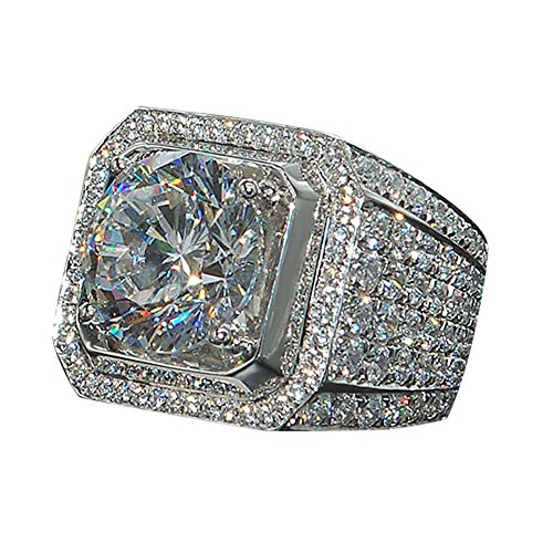 QSYJCCXD Frauenringe, Frauen Männer Luxus Modeschmuck Accessoires Brilliant natürliche weiße Weiß Saphir di Valentinstag Geschenke für Freundin Frau Besonderer Anlass QSYJCCXD Frauenringe, Frauen Männer Luxus Modeschmuck Accessoires Brilliant natürliche weiße Weiß Saphir di Valentinstag Geschenke für Freundin Frau Besonderer Anlass von QSYJCCXD