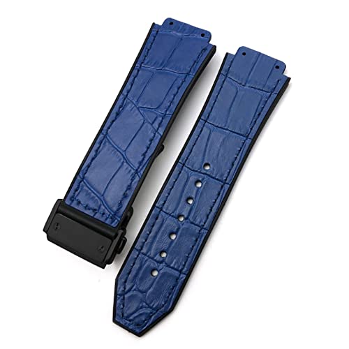 QSYJCCXD Für Hublot Watchband, Cowide Rubber Watch Bands 25-19mm Kalbskalbarmband Sport Männer und Frauen Watch Bands von QSYJCCXD