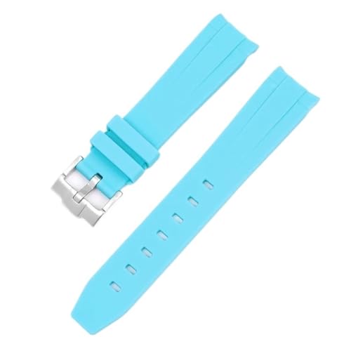 QSYJCCXD Für Omega Swatch Moonswatch gebogenes Ende Silikon Gummi -Armband Frauen Sport Uhr Band Accessorie 20mm QSYJCCXD Für Omega Swatch Moonswatch gebogenes Ende Silikon Gummi -Armband Frauen Sport Uhr Band Accessorie 20mm von QSYJCCXD